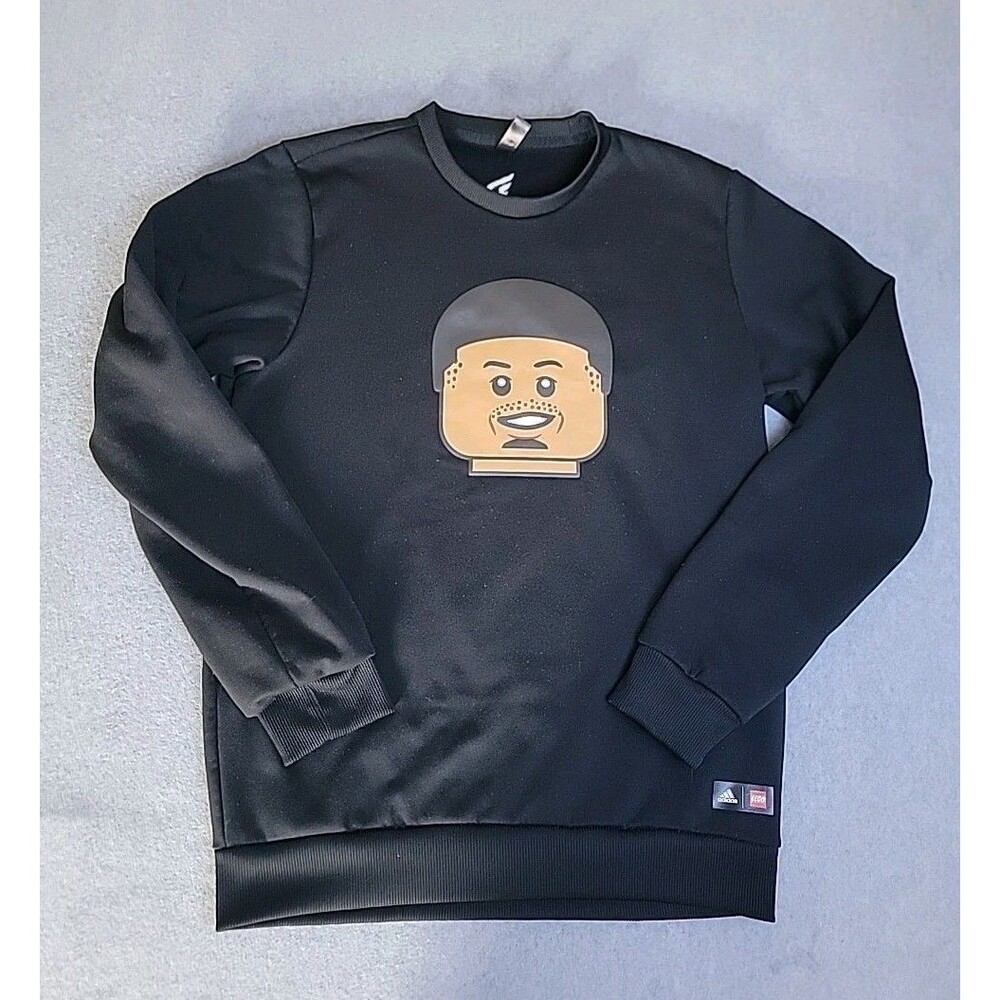Adidas Lego Dame Crew Sweater Sweatshirt Mens M Black Crewneck Collab Streetwear